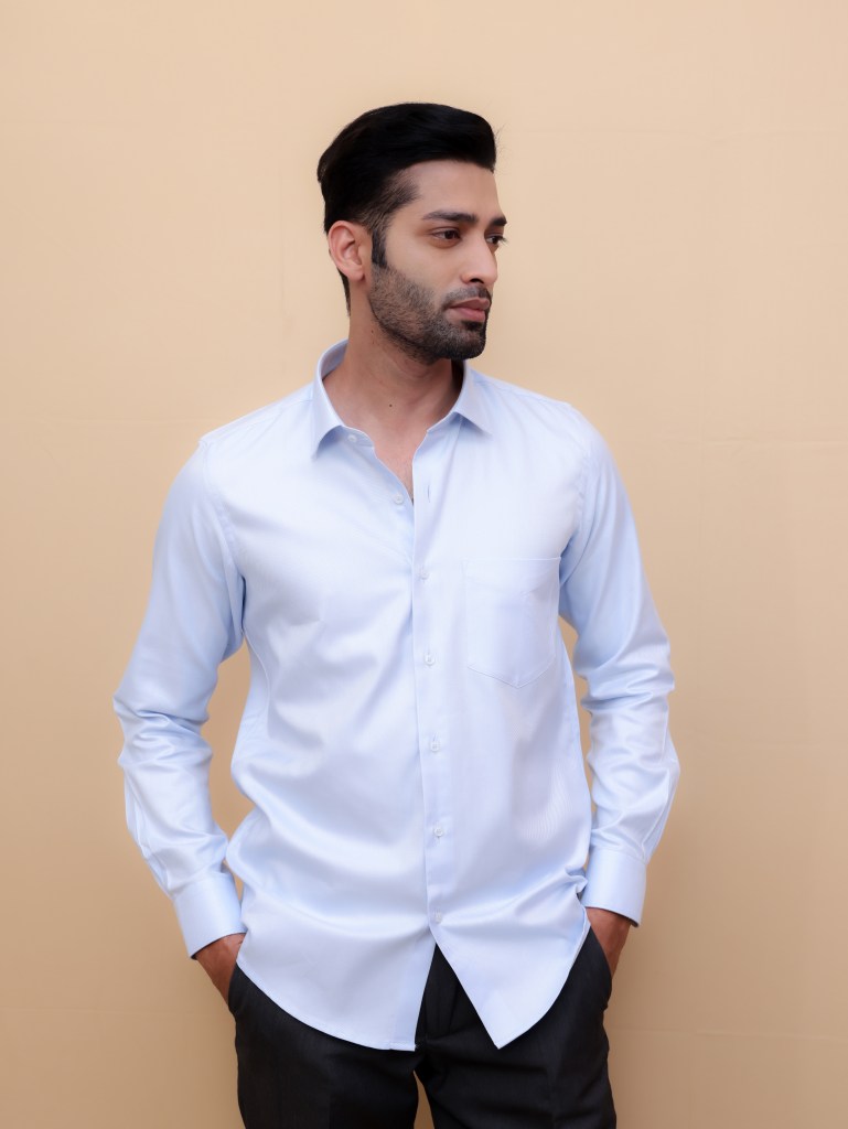 Aero Blue Twill Shirt