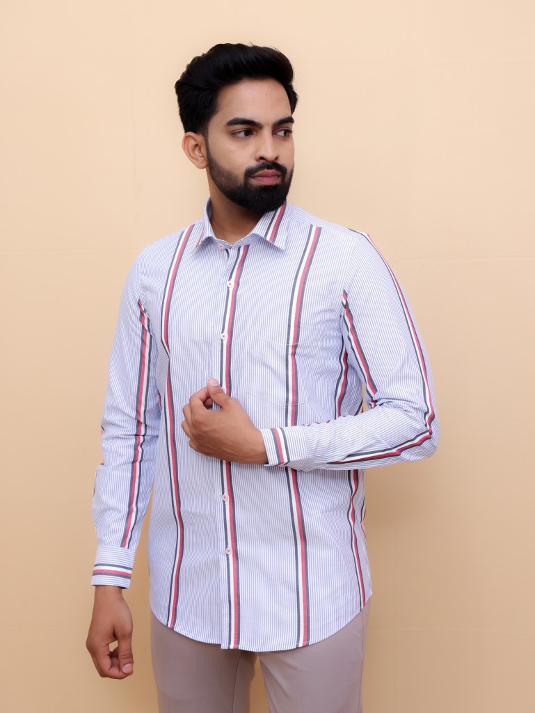 Bold Spectrum Stripes Shirt