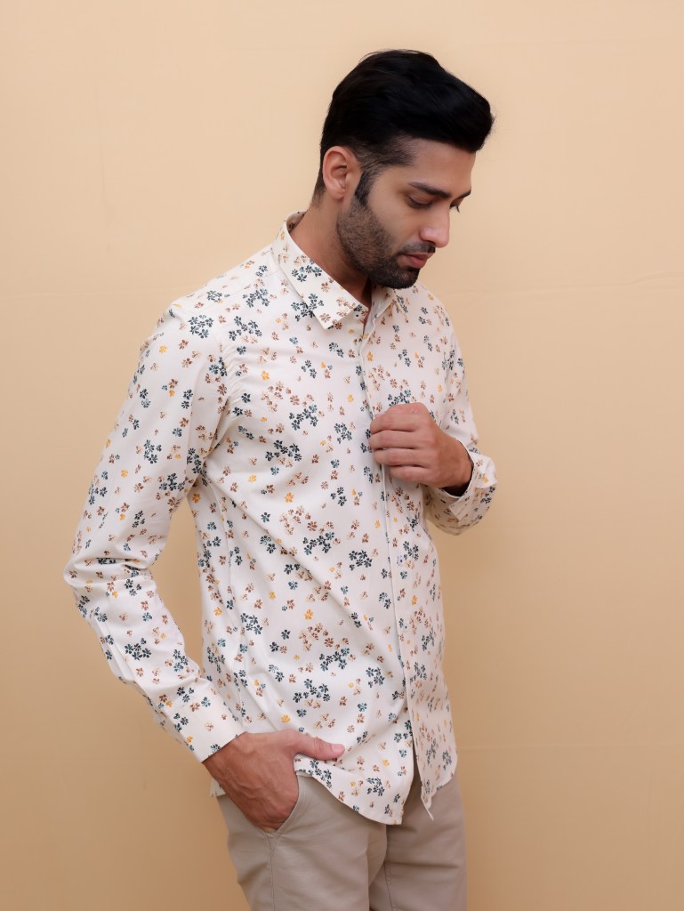 Botanical Flora Cream Shirt