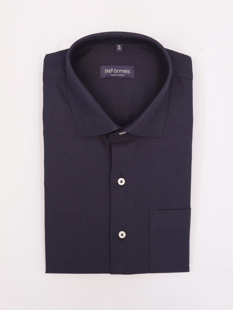 Dapper Navy Classic Oxford Shirt