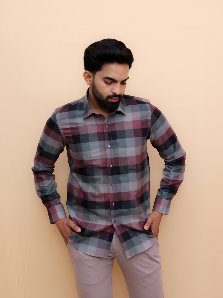 Deep Woods Tartan Checks Shirt