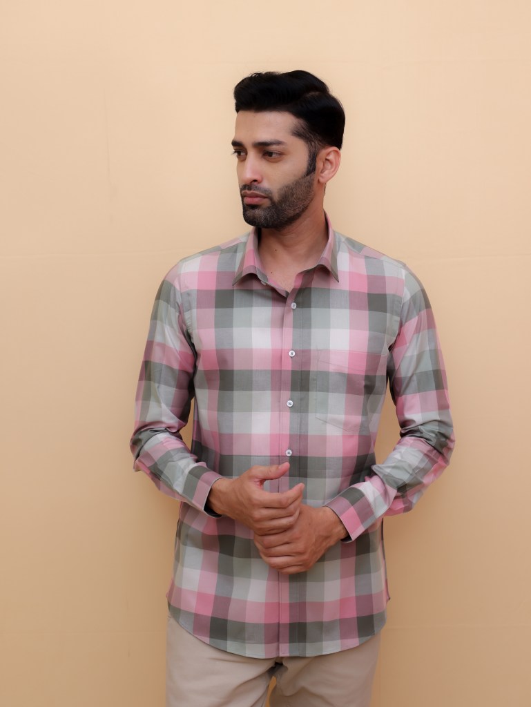 Meadow Blush Checks Shirt