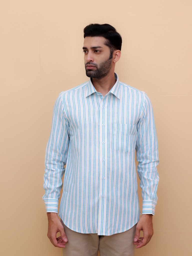 Pastel Meadow Stripe Shirt