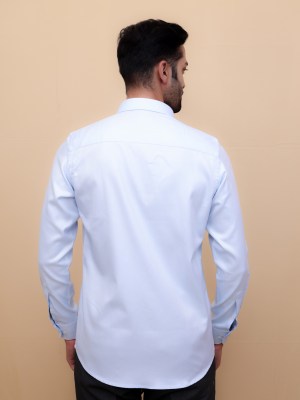 Aero Blue Twill Shirt