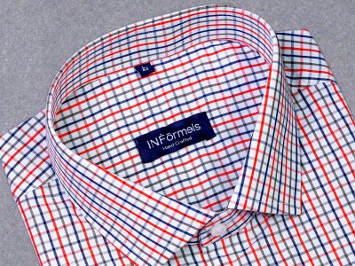 Alexender multicolor gingham checks shirt