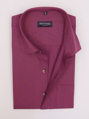 Benzino Byzantine Magenta Full Sleeve Shirt