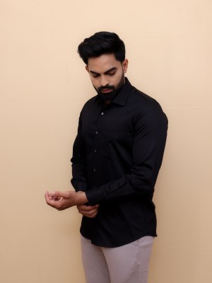 Black Noir Satin Shirt