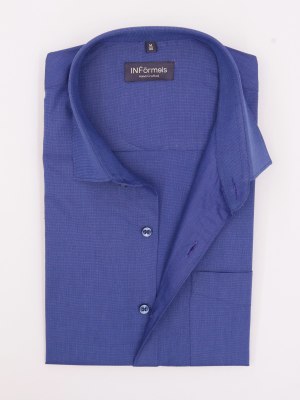 Blanzo Mid Night Blue Plain Shirt