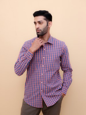 Blue Monarch Medium Checks Shirt