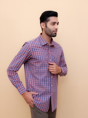 Blue Monarch Medium Checks Shirt