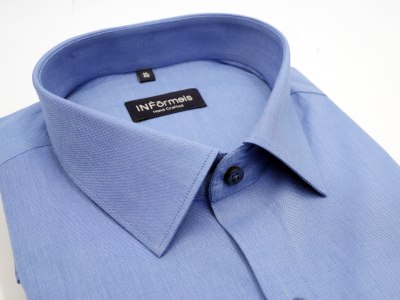 Blueberg Office Blue Plain Shirt