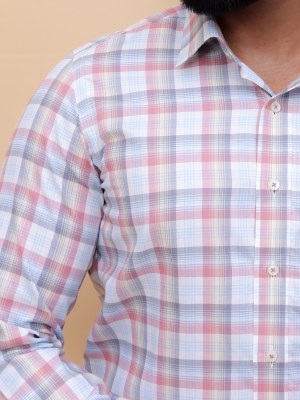 Blush Pastel Checks Shirt