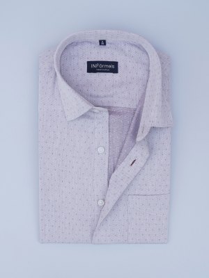 Champagne Blossom Pale Mauve Dobby Shirt