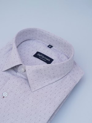 Champagne Blossom Pale Mauve Dobby Shirt