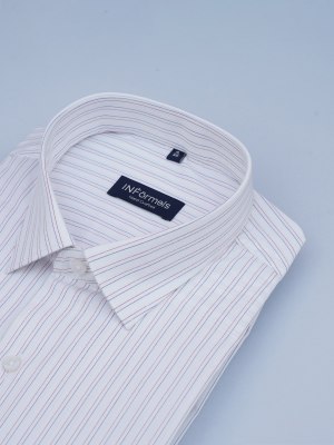 Classic Red Blue Pinstripe Harmony Shirt