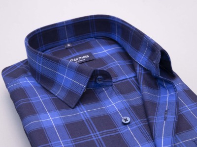 Cowbuoy blue black plaid shirt