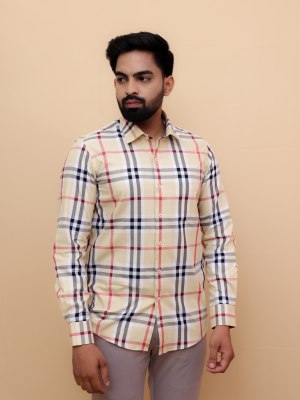 Crimson burberry Checks Shirt