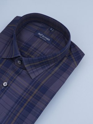 Dusky Nightfall Harmony Grey Checks Shirt