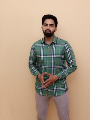 Evergreen burberry Checks Shirt