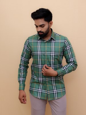 Evergreen burberry Checks Shirt