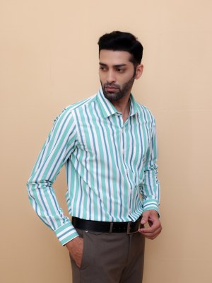 Jade Mint Stripe Shirt 