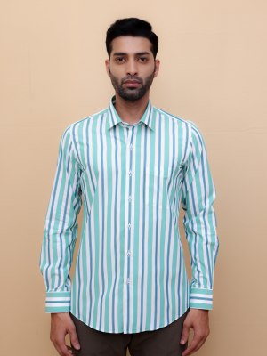 Jade Mint Stripe Shirt 