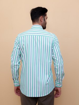 Jade Mint Stripe Shirt 