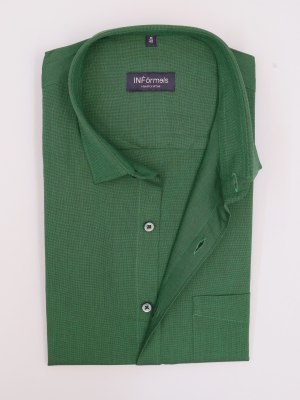 Jamus Forest Green Plain Shirt