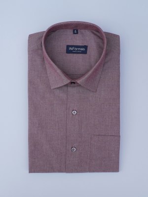 Marsala Classic Light Maroon Shirt