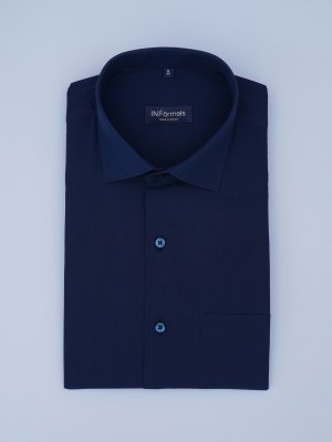 Navy Nouveau Plain Shirt