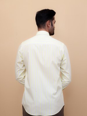 Pale Lemon Stripe Shirt