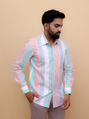 Pastel Meadow Stripe Shirt