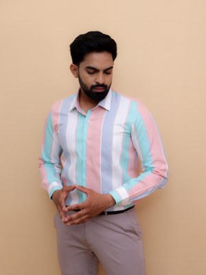 Pastel Meadow Stripe Shirt