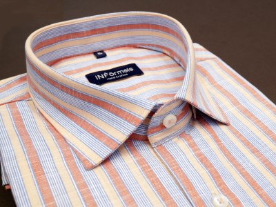 Peach Melody Stripes Shirt