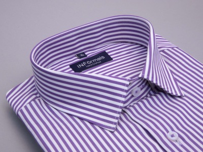 Primary Violet Purple stripe shirt