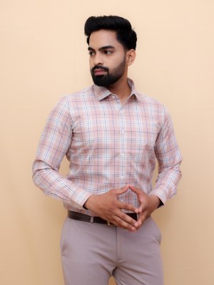 Sandstone Grid Checks Shirt