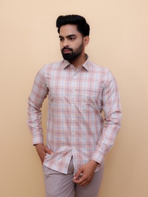 Sandstone Grid Checks Shirt