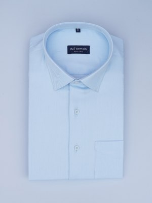 Sapphire Elegance Twill Sky Blue Shirt