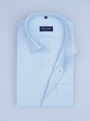 Sapphire Elegance Twill Sky Blue Shirt