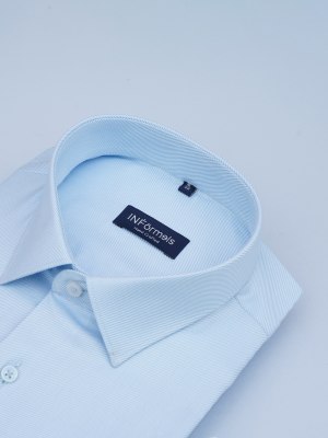 Sapphire Elegance Twill Sky Blue Shirt