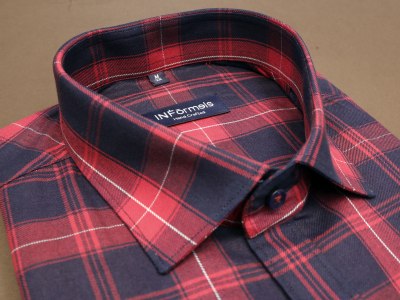 Scarlet Shadow Black and Red Checks Shirt