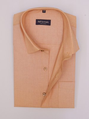 Sepia Yellow Plain Shirt