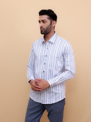 Serene Skyline Stripe Shirt