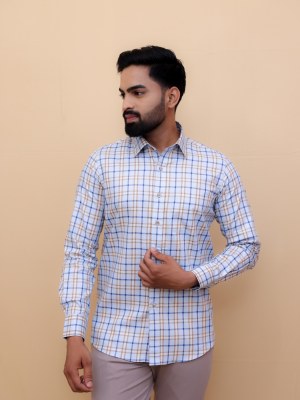 Sky Cedar Checks Shirt