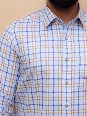 Sky Cedar Checks Shirt