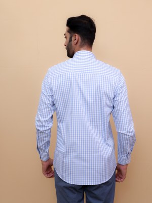 Sky Mosaic Checks Shirt