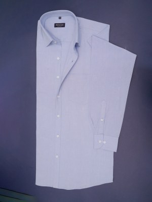 Skyline Sky Blue Plain Shirt