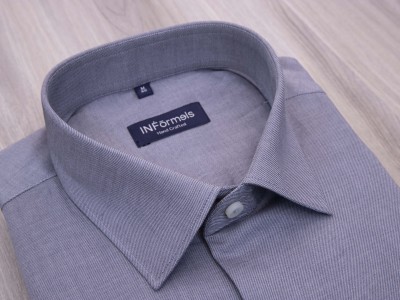 Slate grey twill shirt