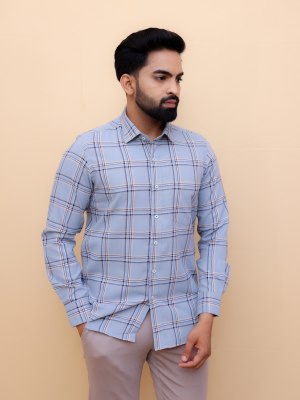 Smoky Ember Plaid Shirt