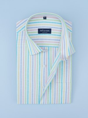 The Rainbow Lines Multicolor Stripe Shirt